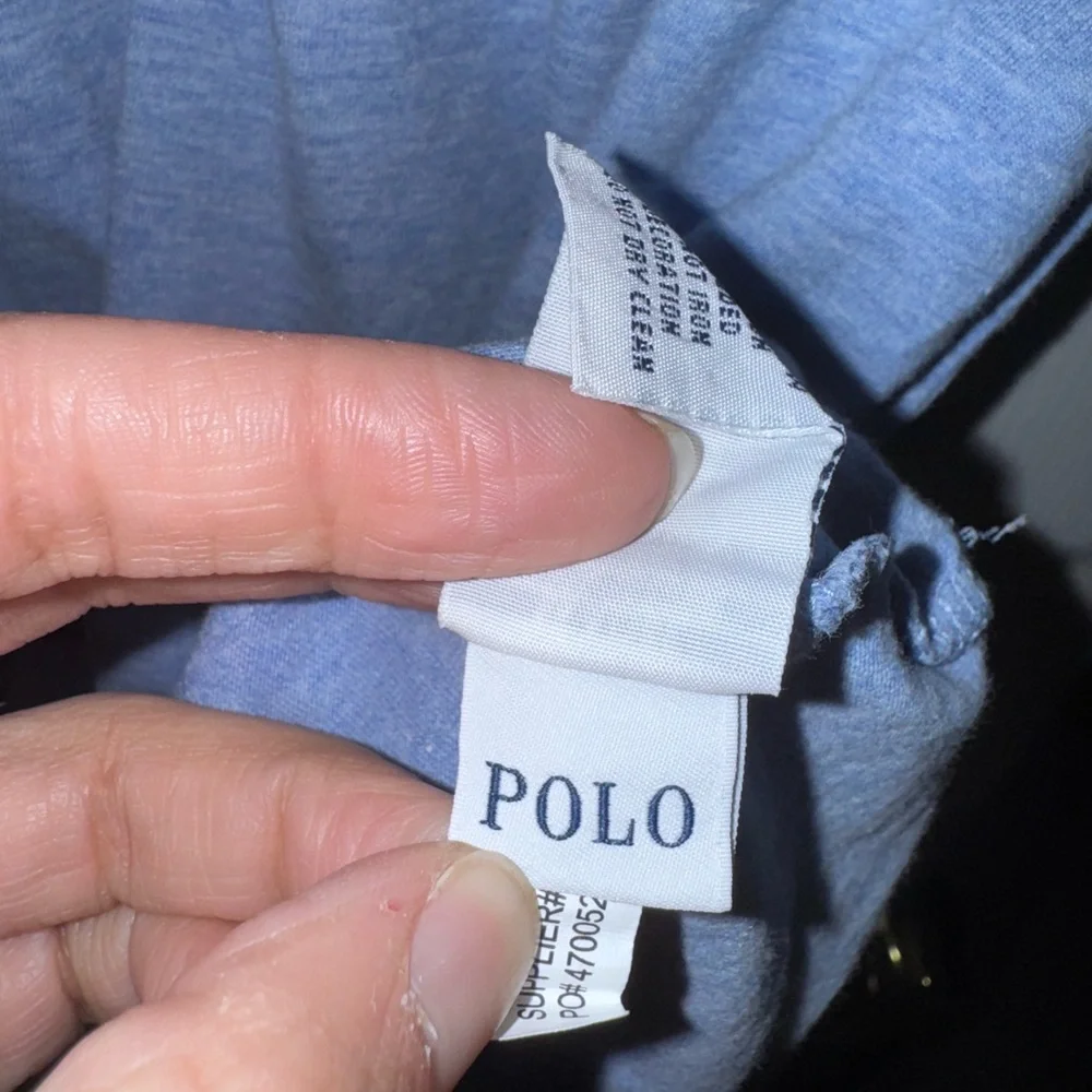 Polo Ralph Lauren Men’s Blue Pocket T-Shirt Pony Logo Size L